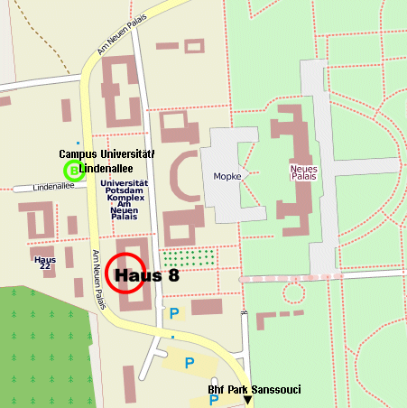 Map Campus Neues Palais